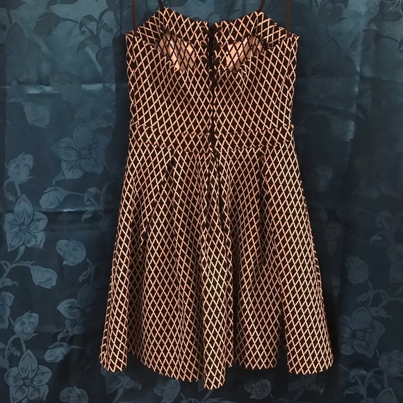 Strapless Lace-Up Dress - Picture 2 of 3